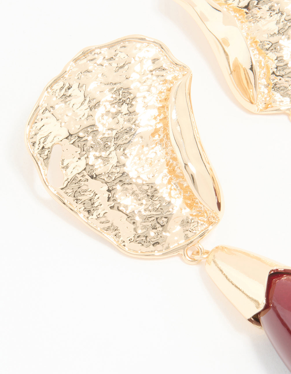 Leopard Print Acrylic Thick Bubble Hoop Earrings