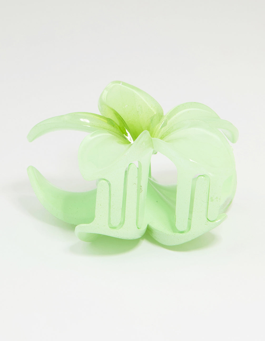 Green Ombre Tropical Claw Clip