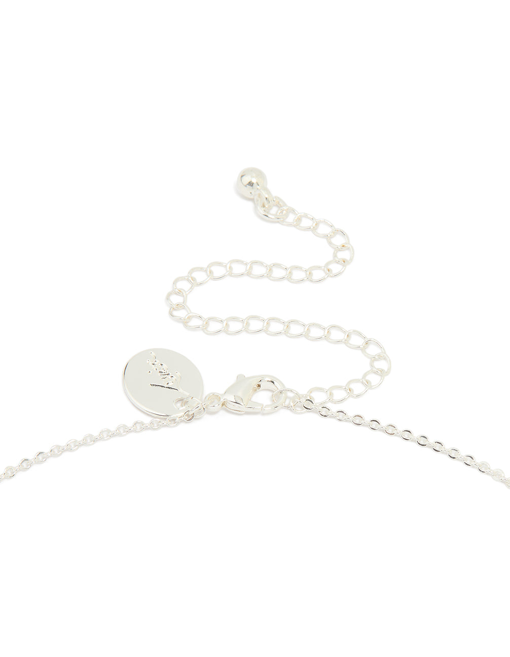 Silver Plated Cubic Zirconia Dream Catcher Necklace