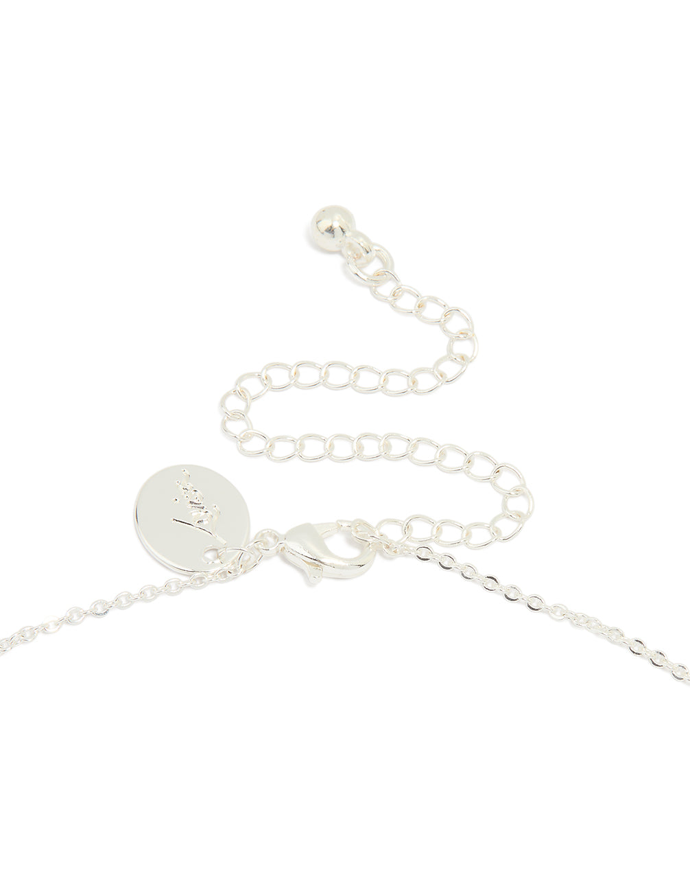 Silver Plated Cubic Zirconia Milky Way Pendant Necklace