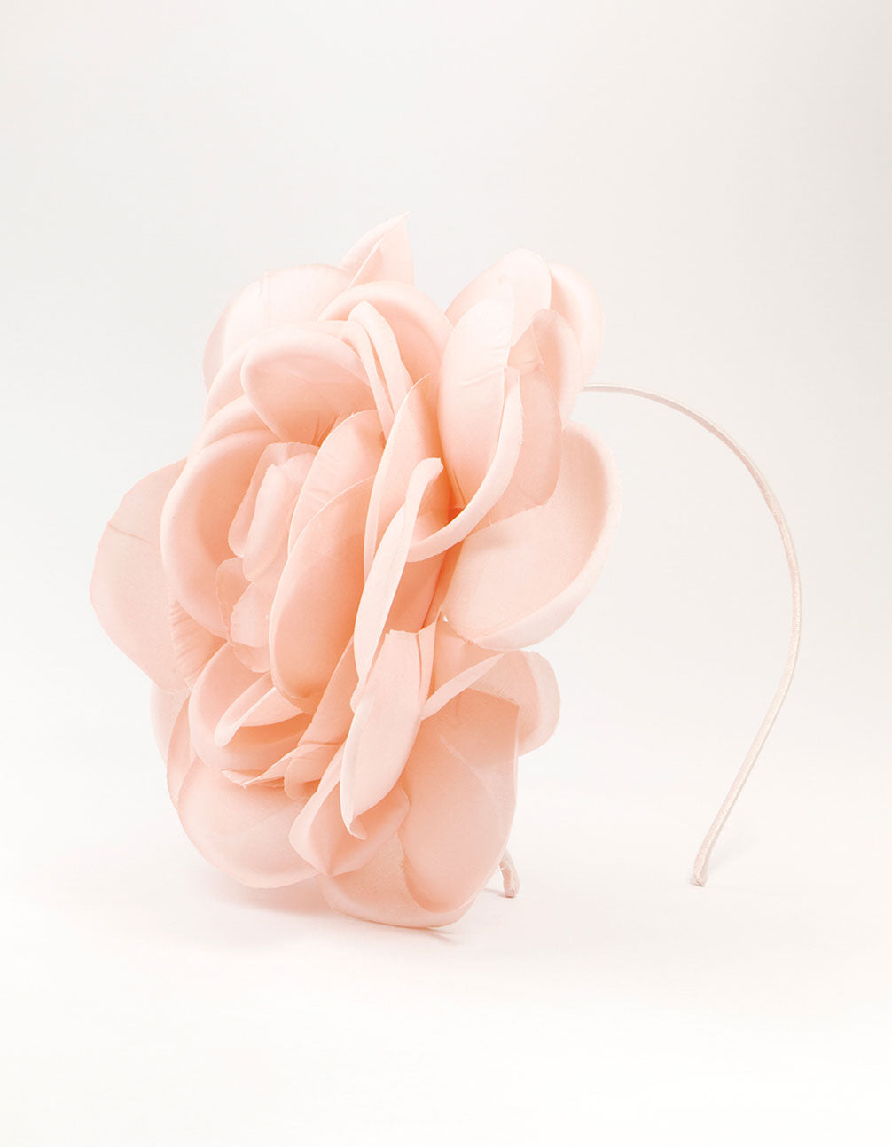 Pink Fabric Flower Headband