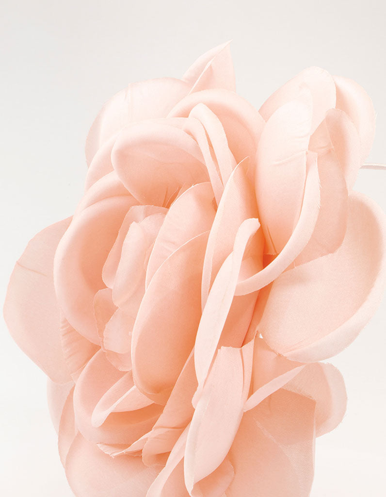 Pink Fabric Flower Headband