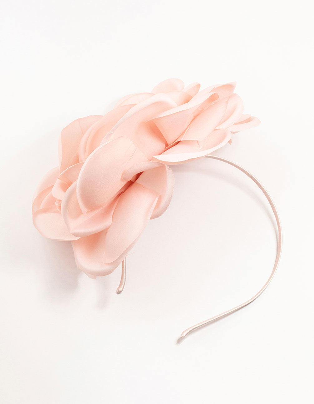Pink Fabric Flower Headband
