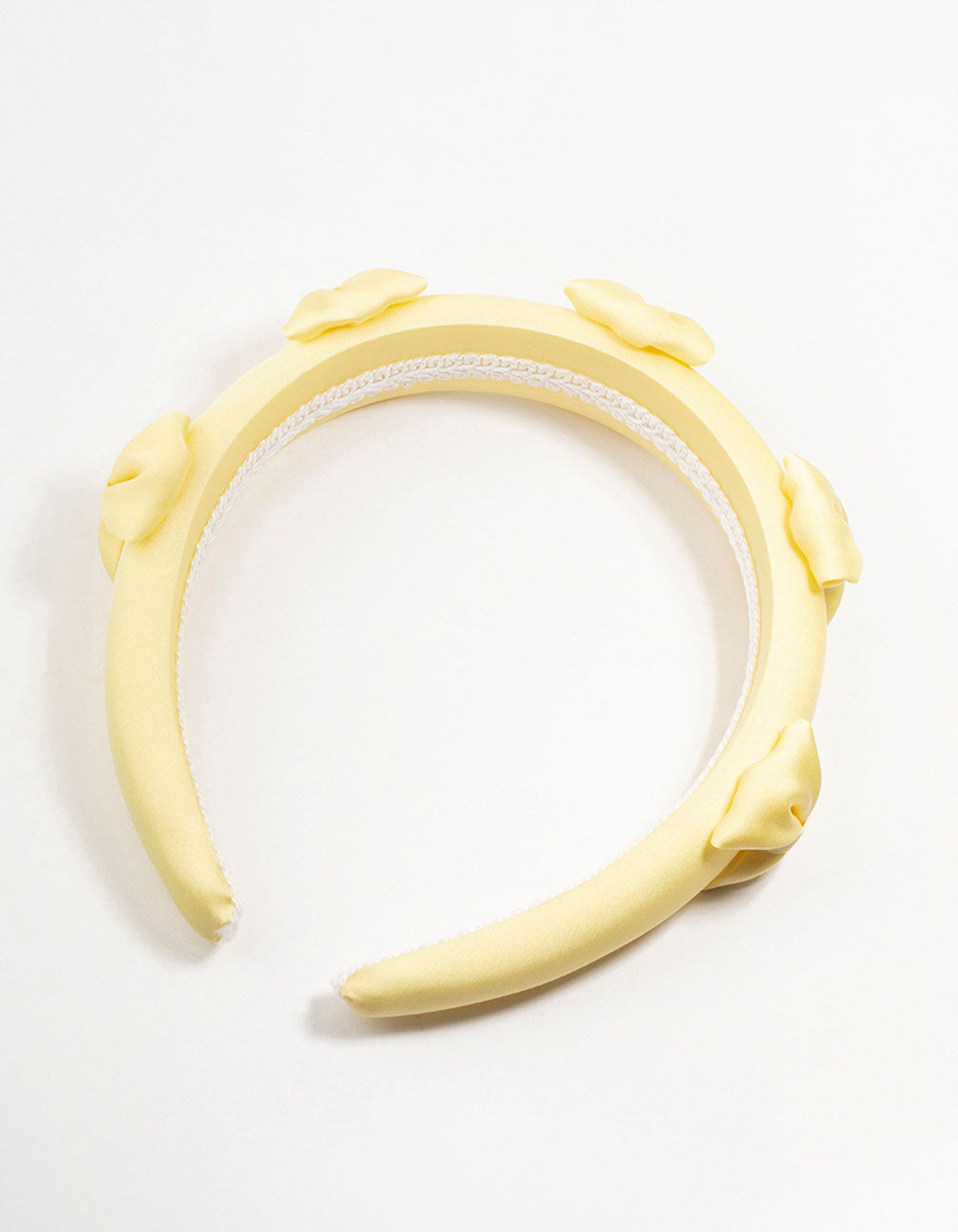 Lemon Yellow Mini Bow Headband