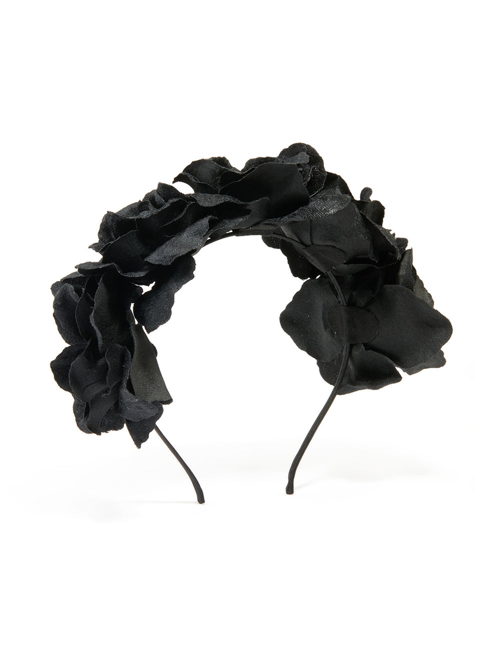 Black Velvet Flower Headband