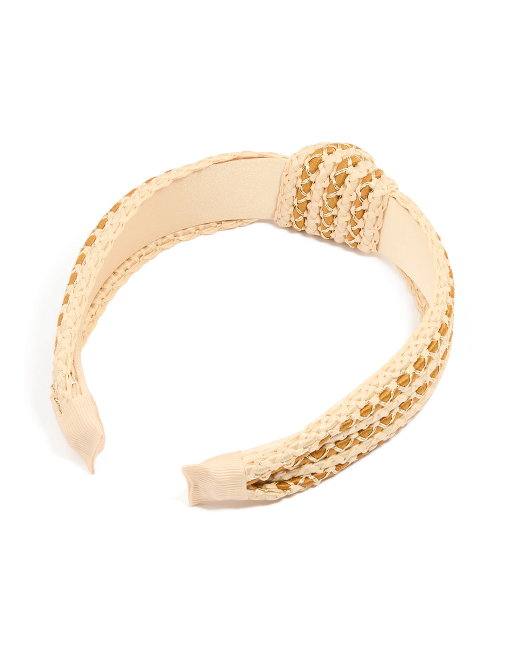 Raffia Fabric Weave Knot Headband