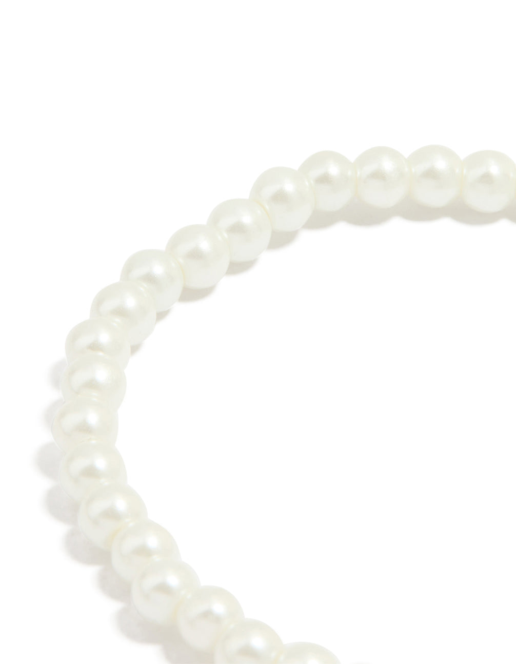Silver Cubic Zirconia Center Flower Stretch Bracelet