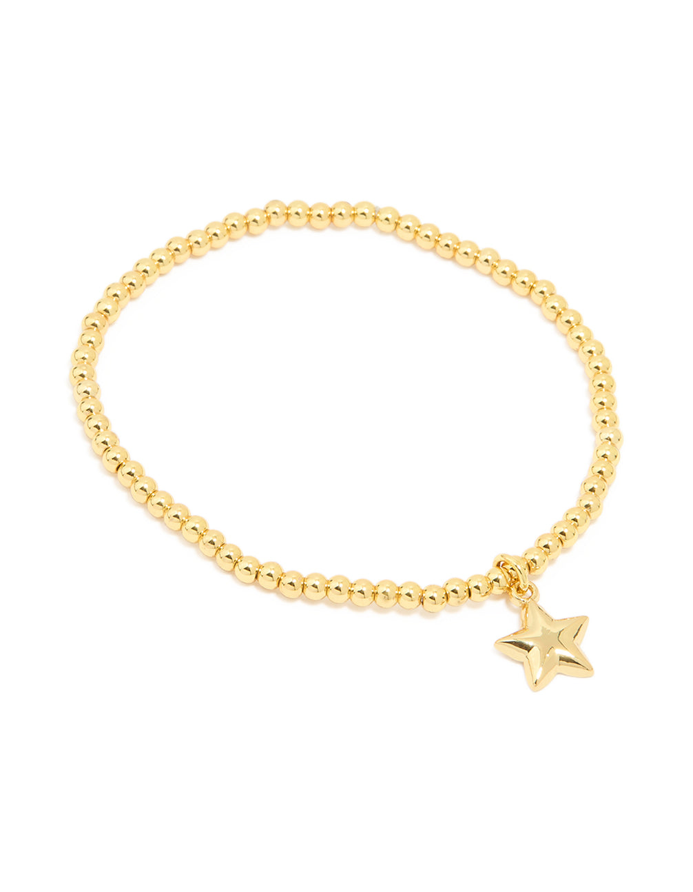 Waterproof Gold Plated Stainless Steel Star Stretch Bracelet