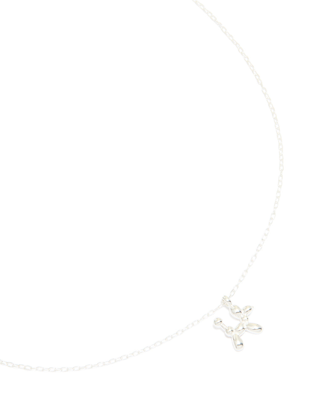 Sterling Silver Balloon Dog Necklace