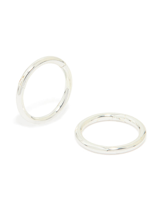 Waterproof Stainless Steel Sleeper Earrings 10MM