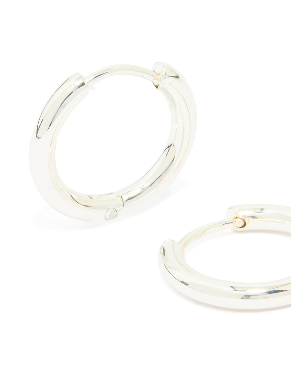 Waterproof Stainless Steel Clicker Earrings 14MM