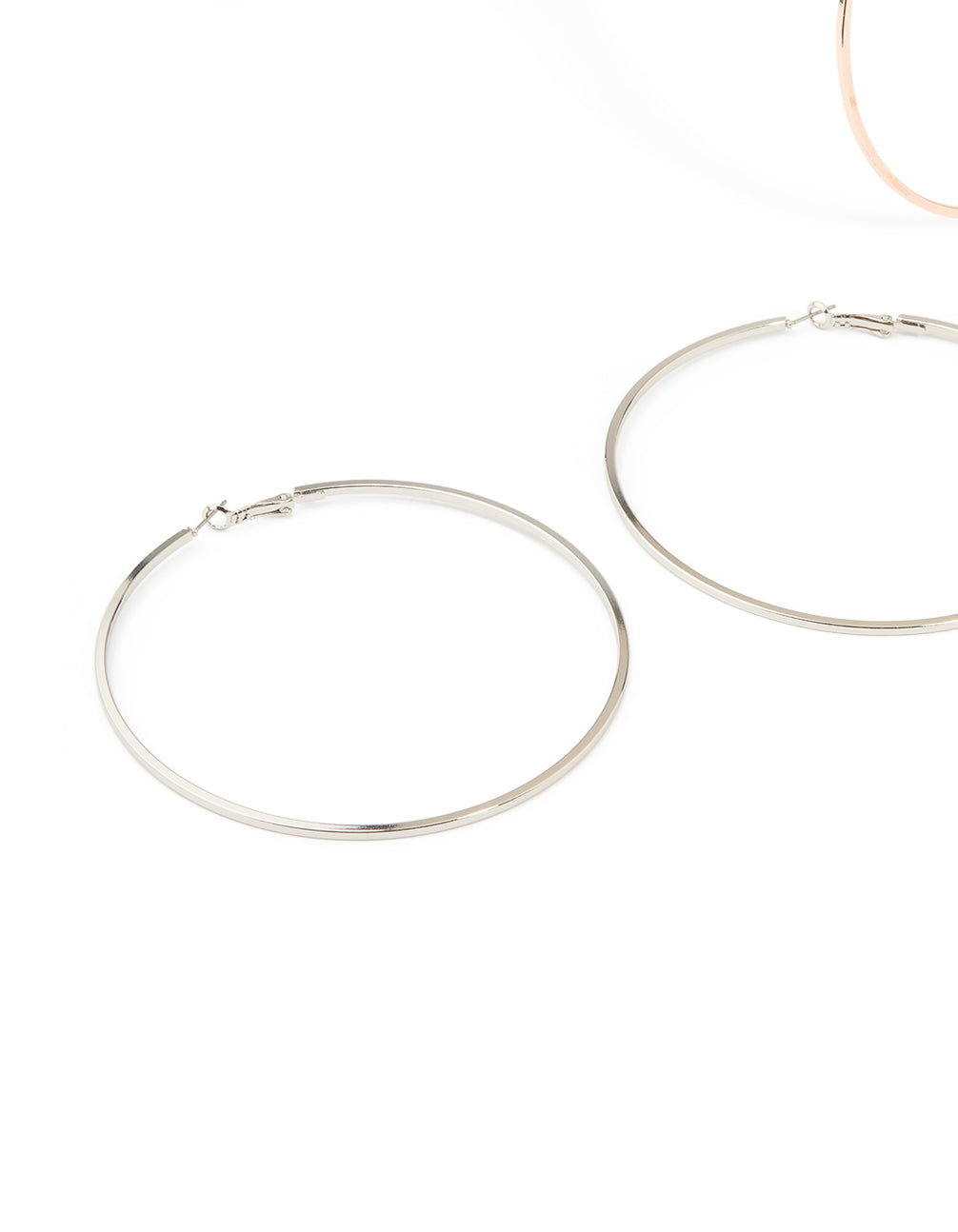 Mixed Metal Classic XL Hoop Earrings 3-Pack