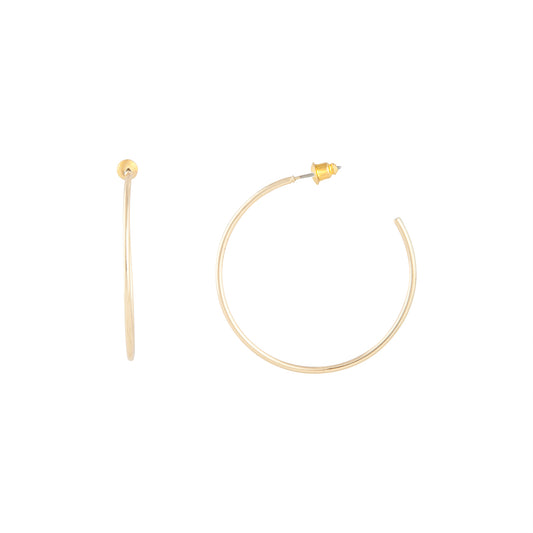 5EAR 40MM ROUND HOOP ER
