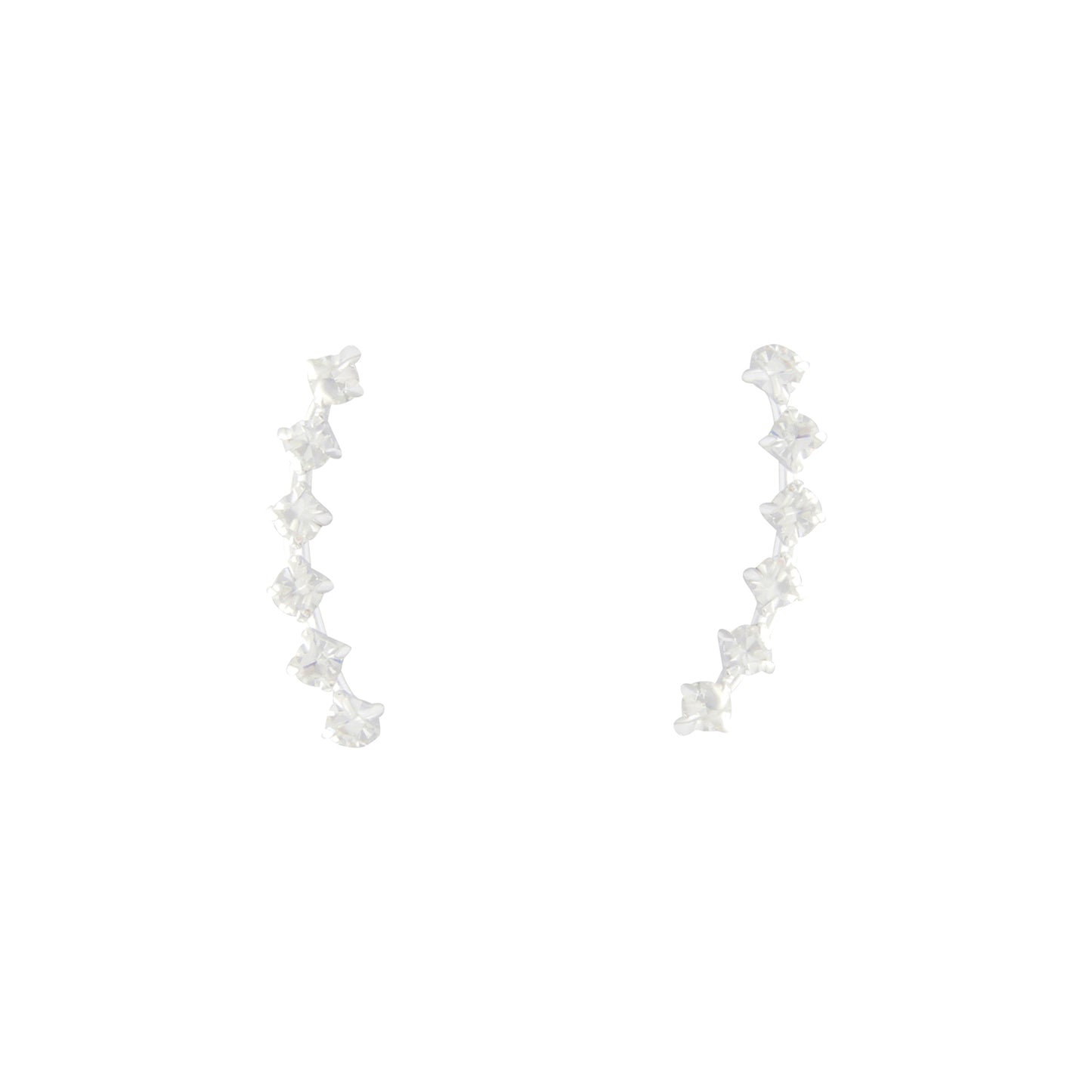 DIAMANT EAR CUFF WITH STERLING SILVER POST
