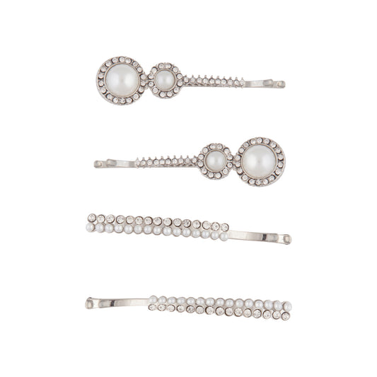 BRIDES RH DIA&PEARL HPIN 4PK