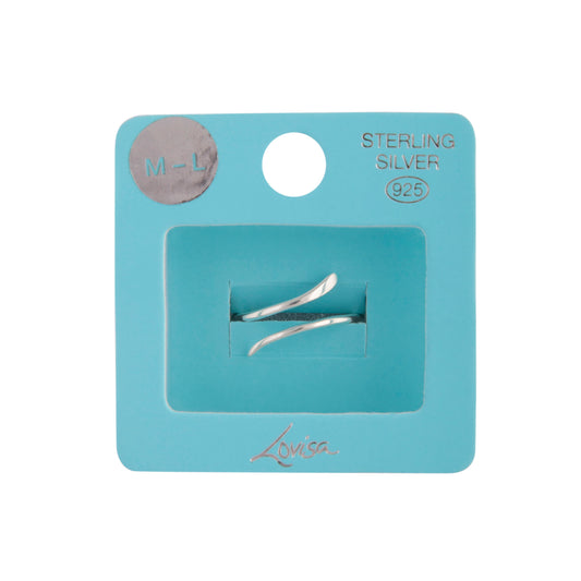 FINE STERLING SILVER COIL RING