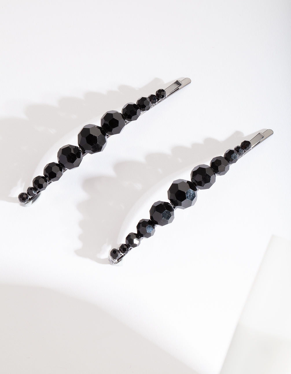 BDBL GM BLK GLASS BEAD 2PK