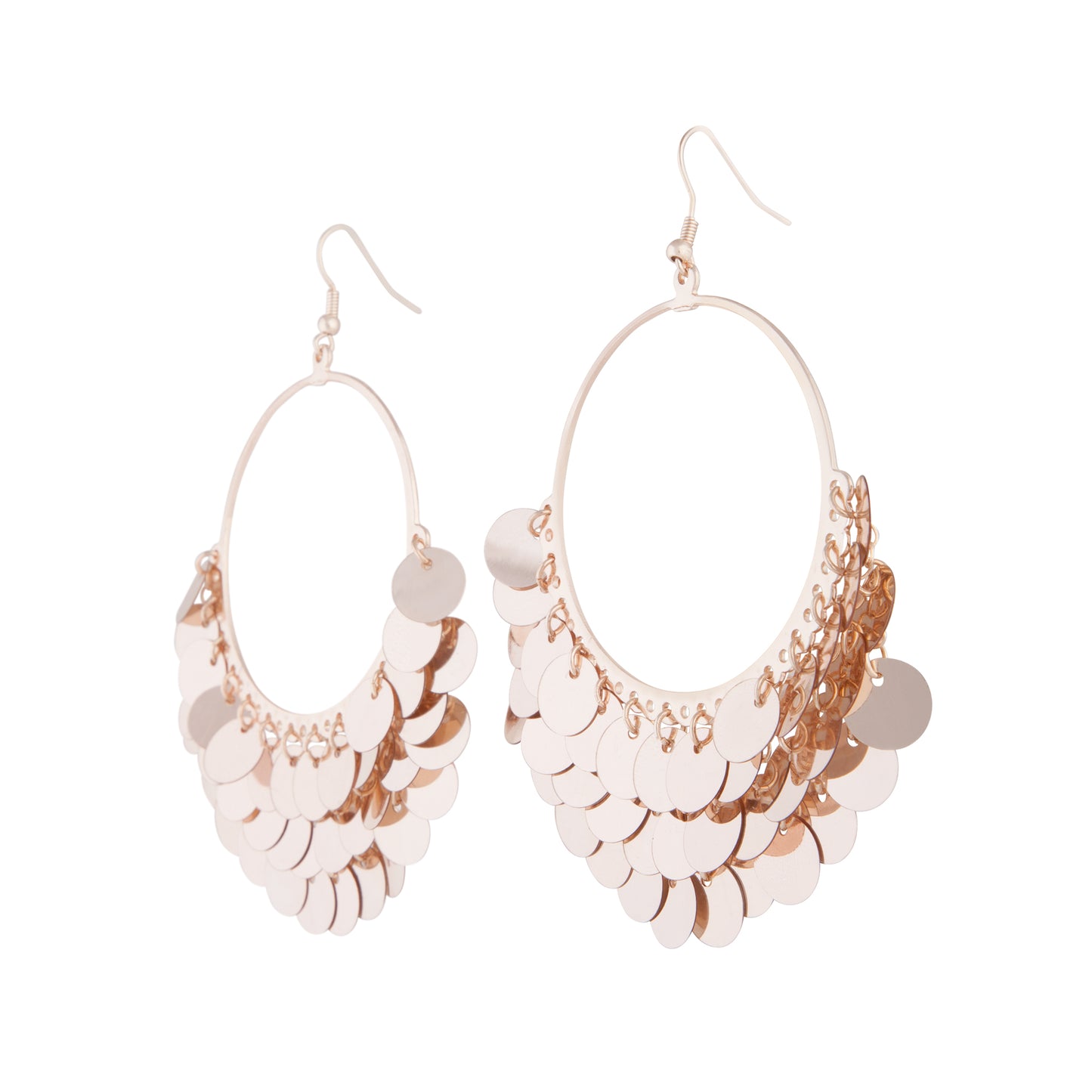 RGLD RG 4.5CM SEQUIN HOOP