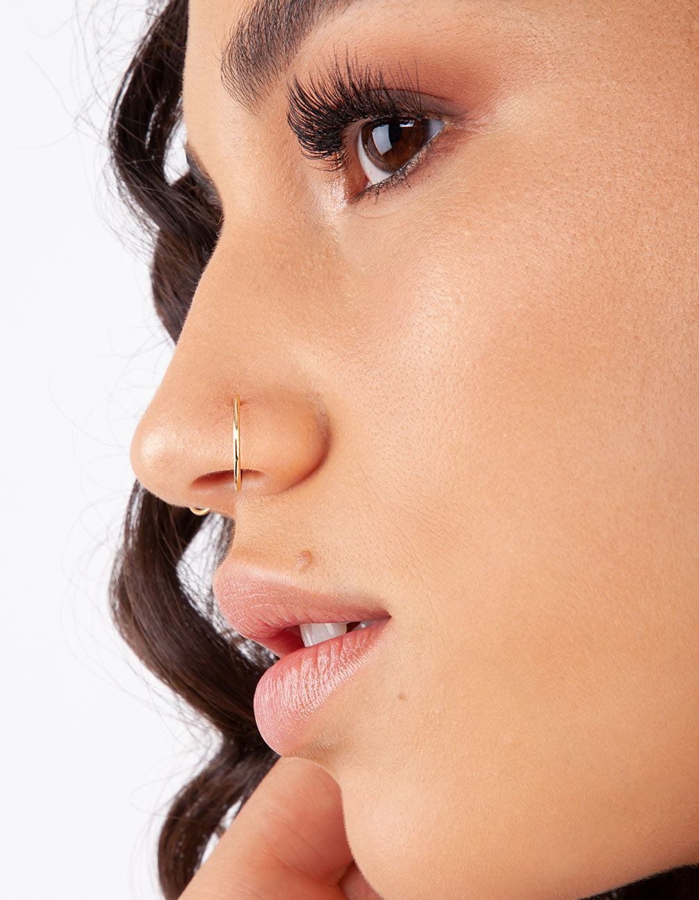BOPK MM PLAIN METAL NOSE HOOPS