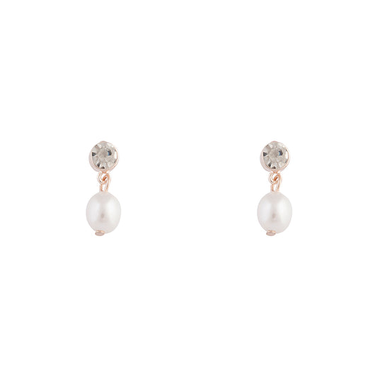 6fER RG STONE & PEARL DROP ER