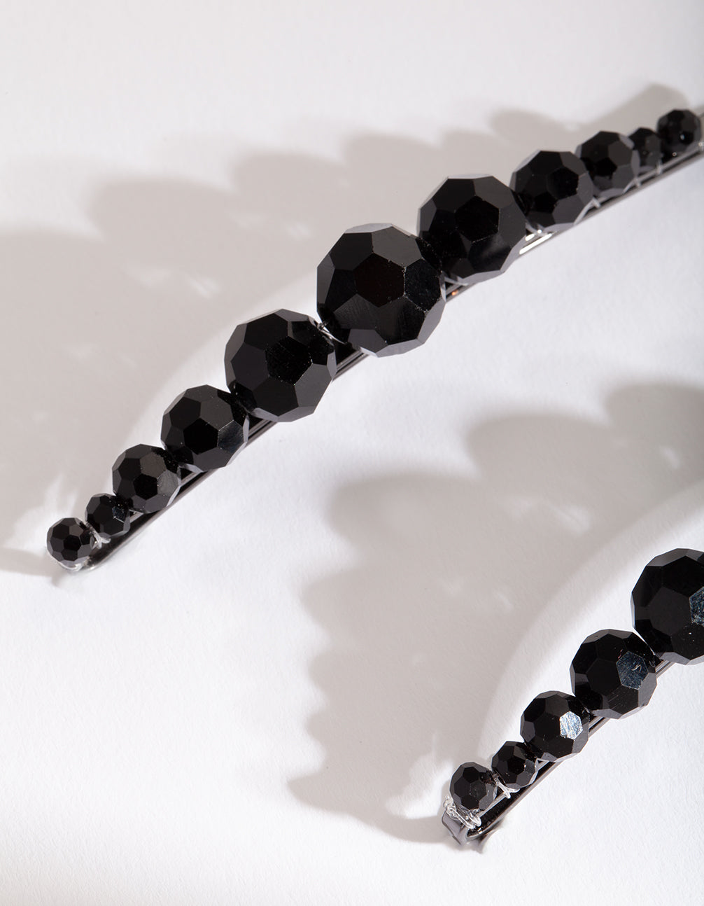 BDBL GM BLK GLASS BEAD 2PK
