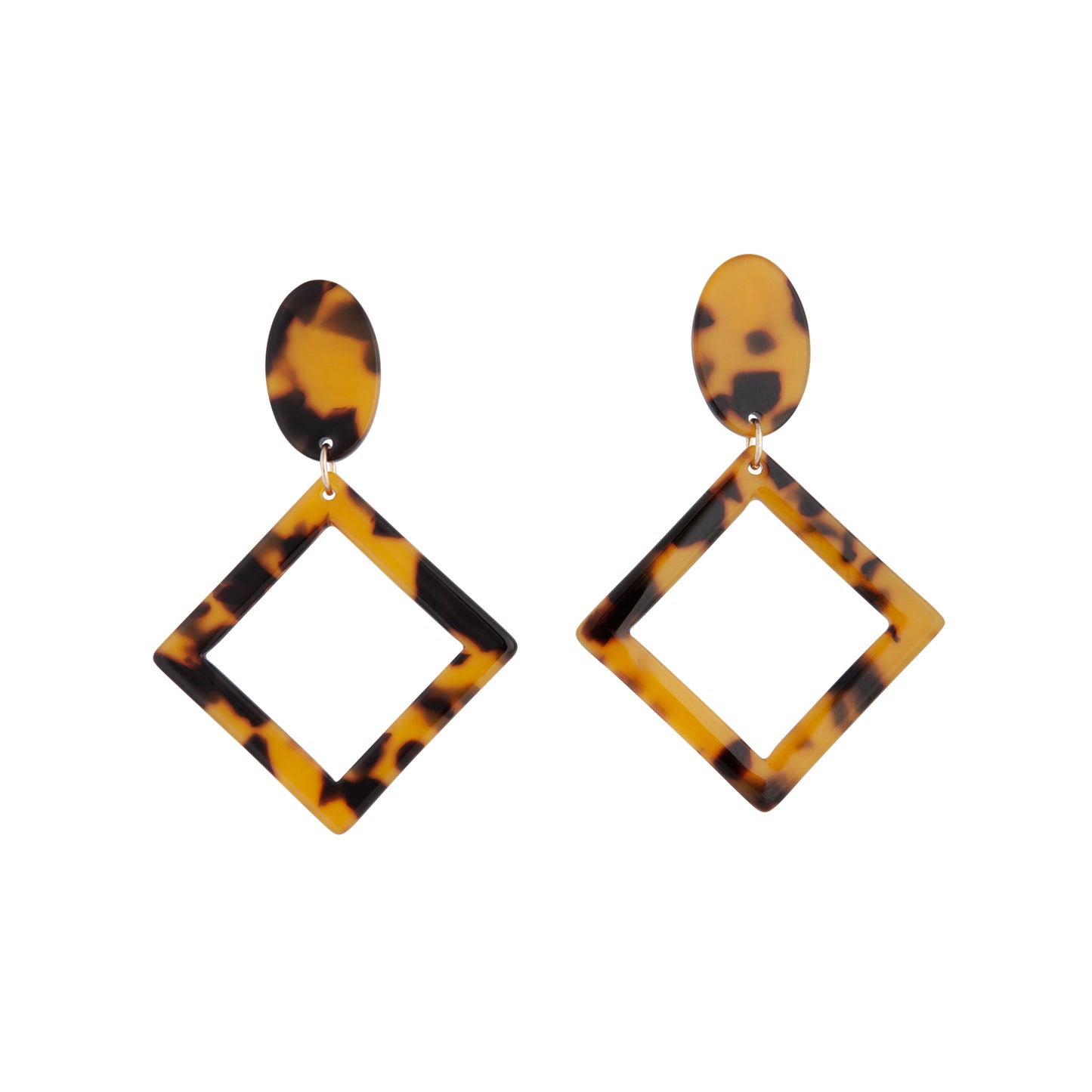 FGOLD AC TORT DIAMOND SHAPE ER