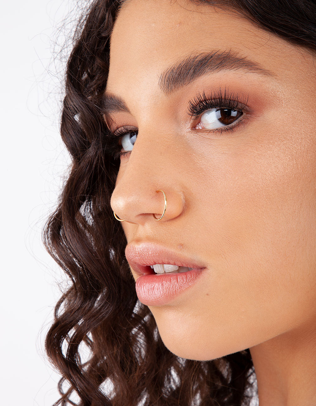BOPK MM PLAIN METAL NOSE HOOPS