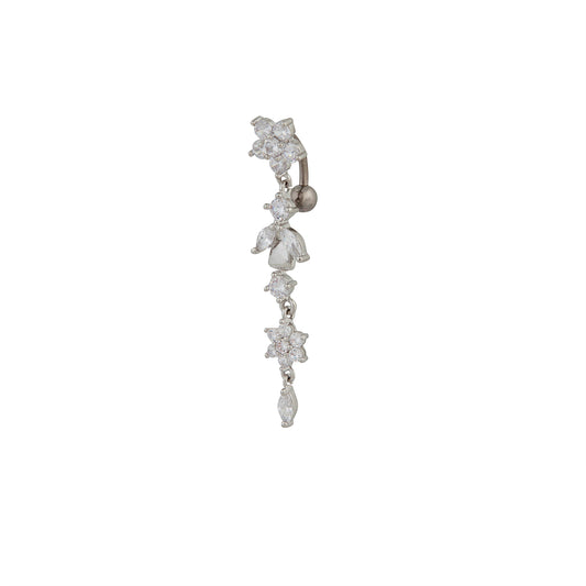 BOPK TT CZ FLOWER DRP BELLY