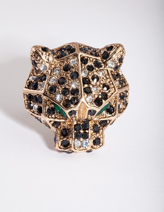 RTV AG BLING LEOPARD HEAD RG