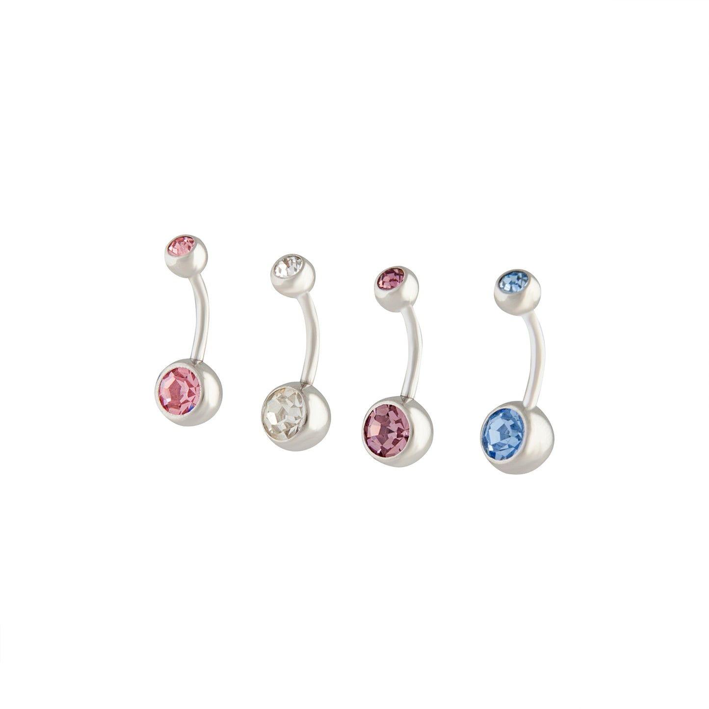 BOPK RH CYSTRAL BELLY BAR 4PK