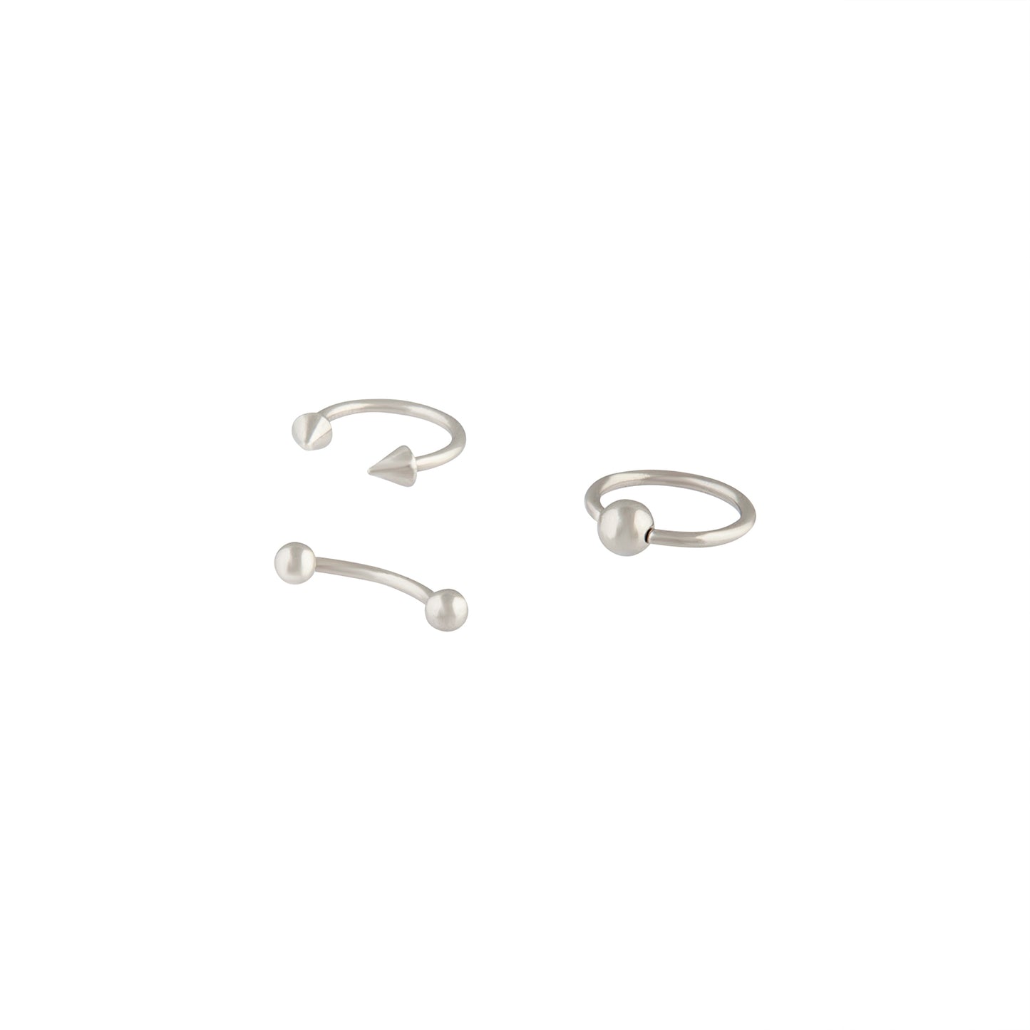 BOPK RH SPIKE RING BARBELL 3PK
