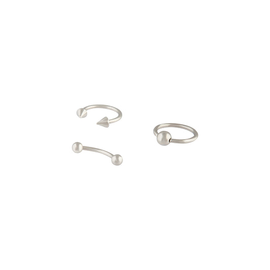 BOPK RH SPIKE RING BARBELL 3PK