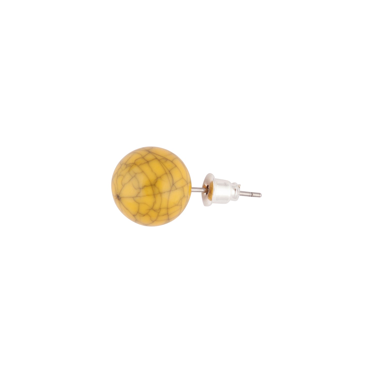 8PACK BALL STUD EARRINGS IN BROWNS AND NEUTRALS