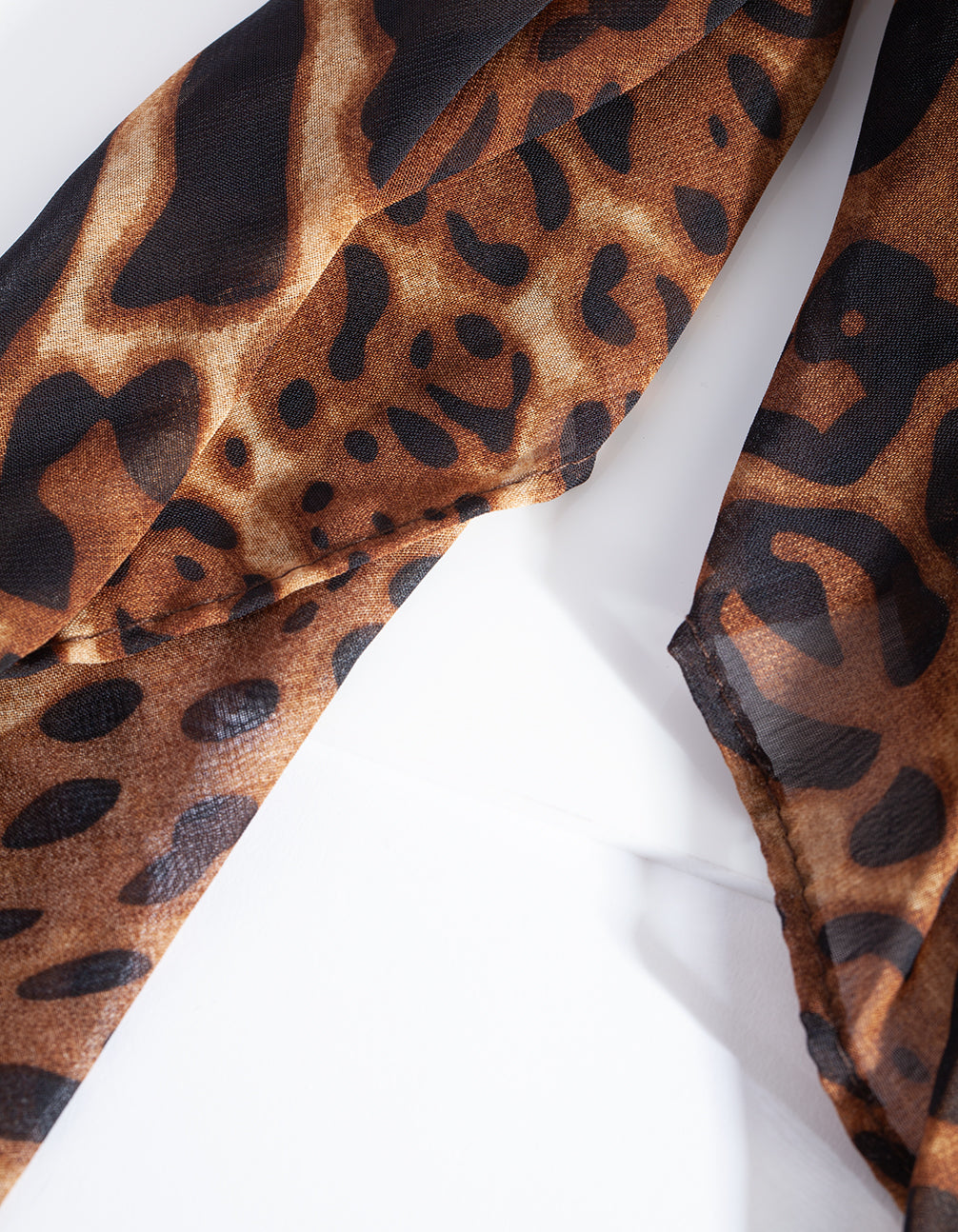HESSN LEOPARD PONIO SCARF