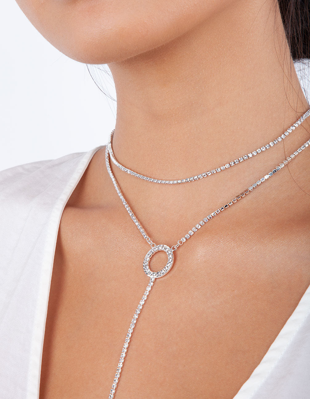 DI&PL SS CIRCLE CUPCHAIN YNECK