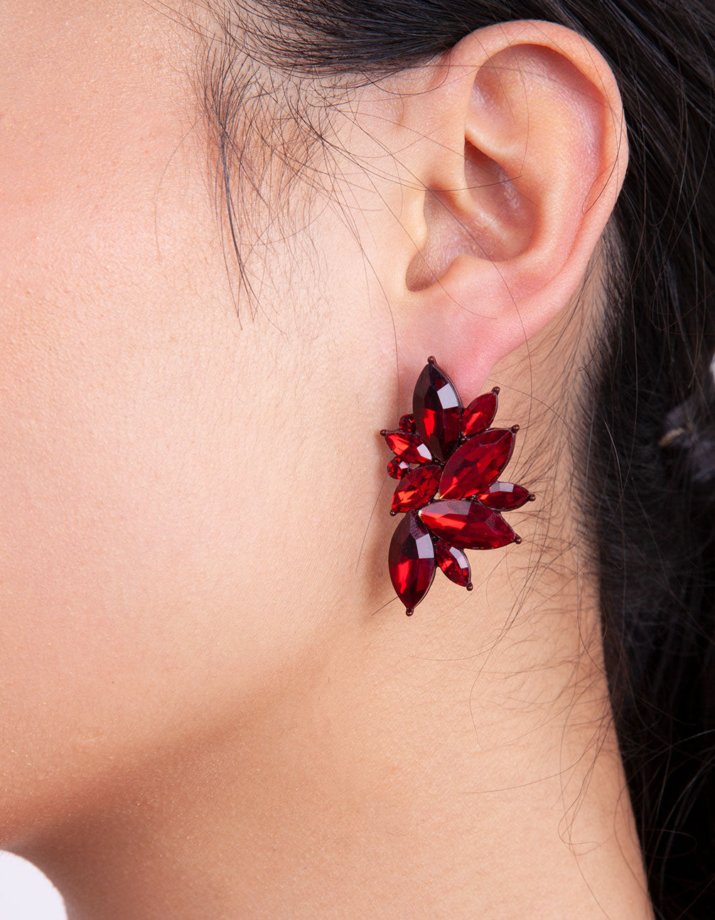 RED NAVETTE STATEMNT STUD ER