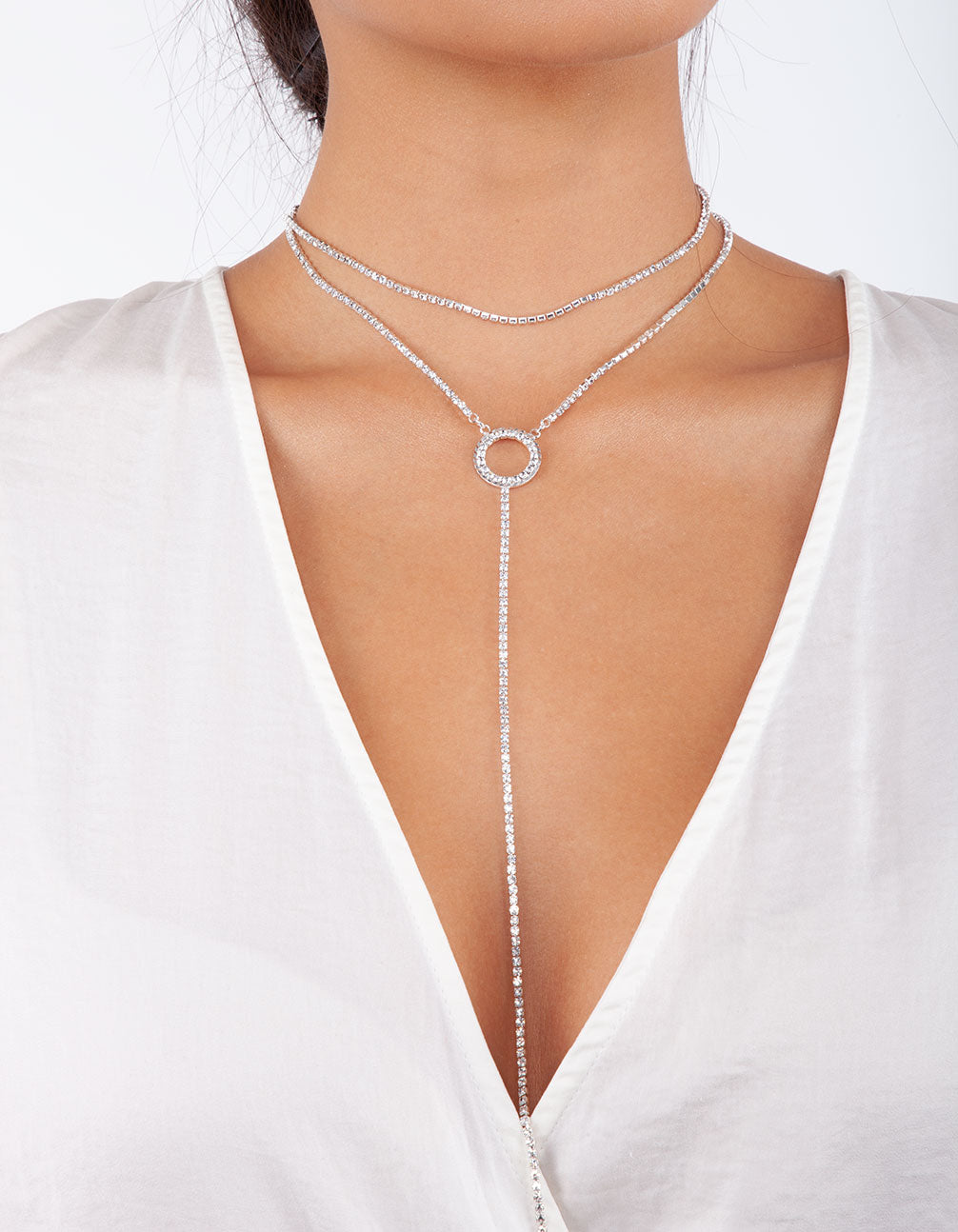 DI&PL SS CIRCLE CUPCHAIN YNECK