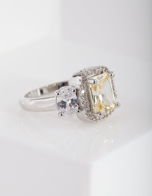 RTCZ RH CZ SQUARE CITRINE RG
