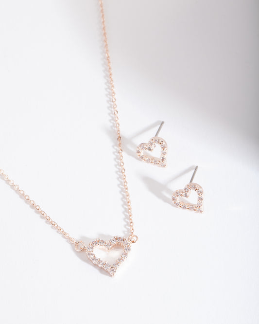 CUBZ RG CZ HEART NL&ER SET