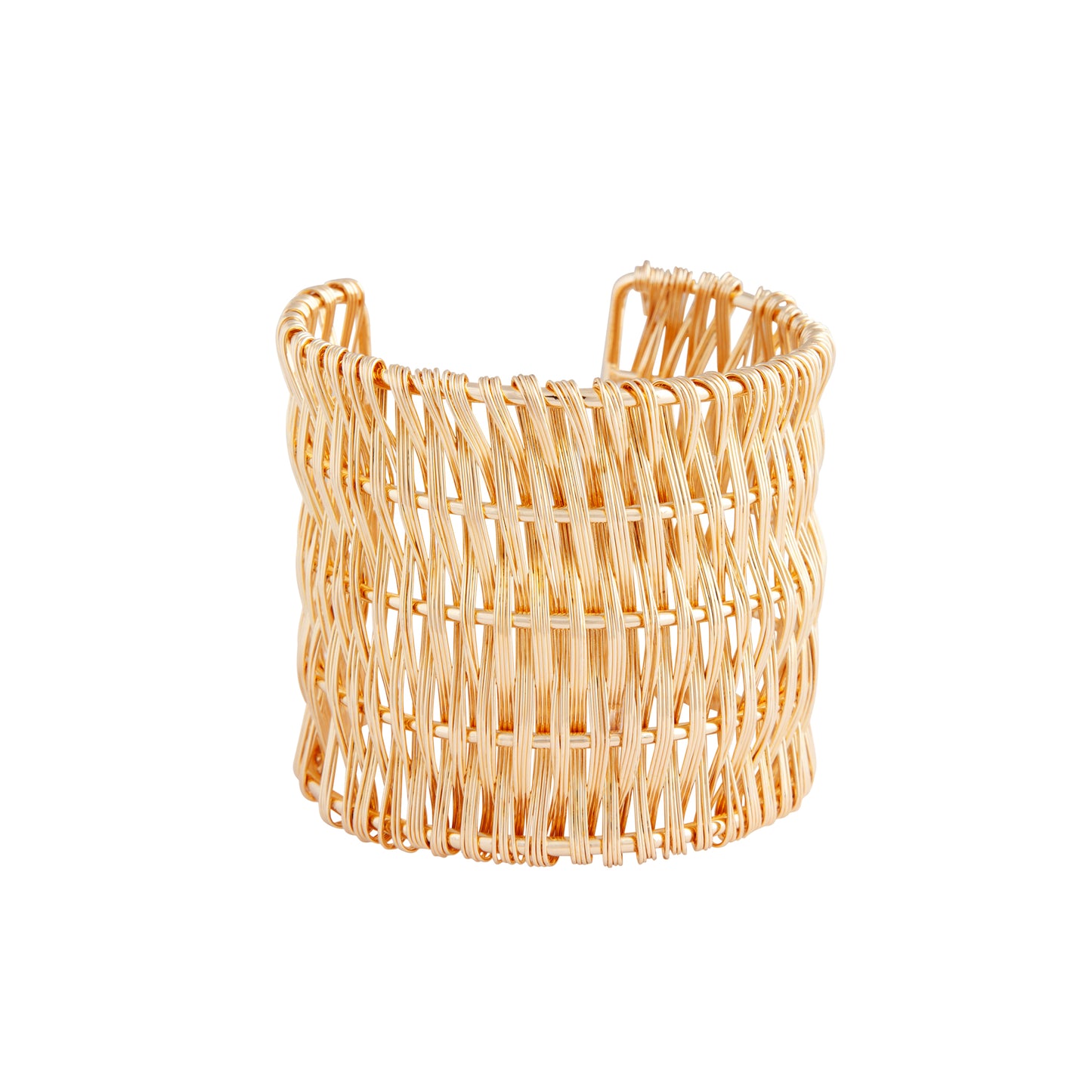 FGOLD SG WOVEN METAL CUFF