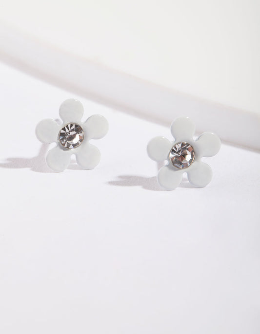 8STD 70'S TINY DIA FLWR STUD
