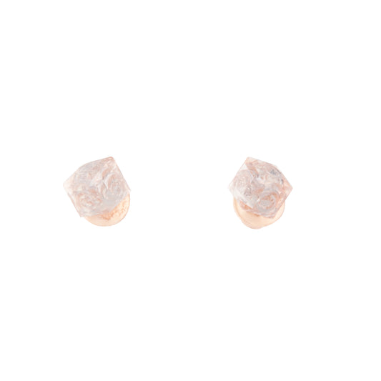 8STD PINK 3D CUBE STUD ER