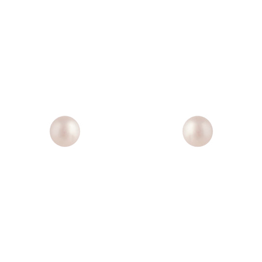 5MM FRESHWATER PEAR STUD EARRING ON STERLING SILVER POST