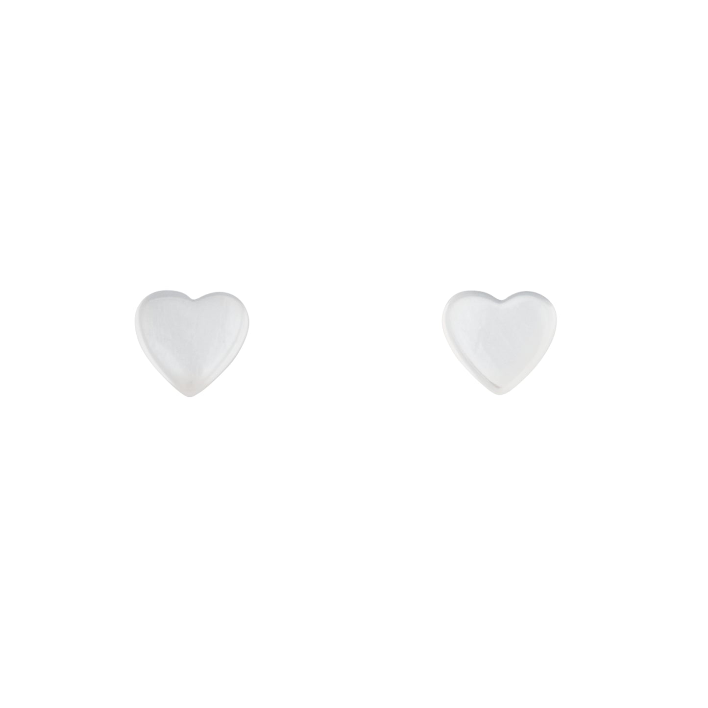 STERLING SILVER MINI HEART STUD EARRING