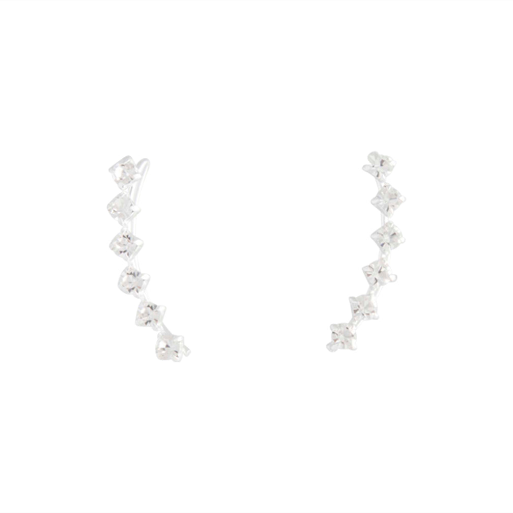 DIAMANT EAR CUFF WITH STERLING SILVER POST