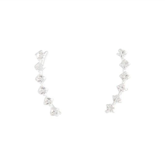 DIAMANT EAR CUFF WITH STERLING SILVER POST