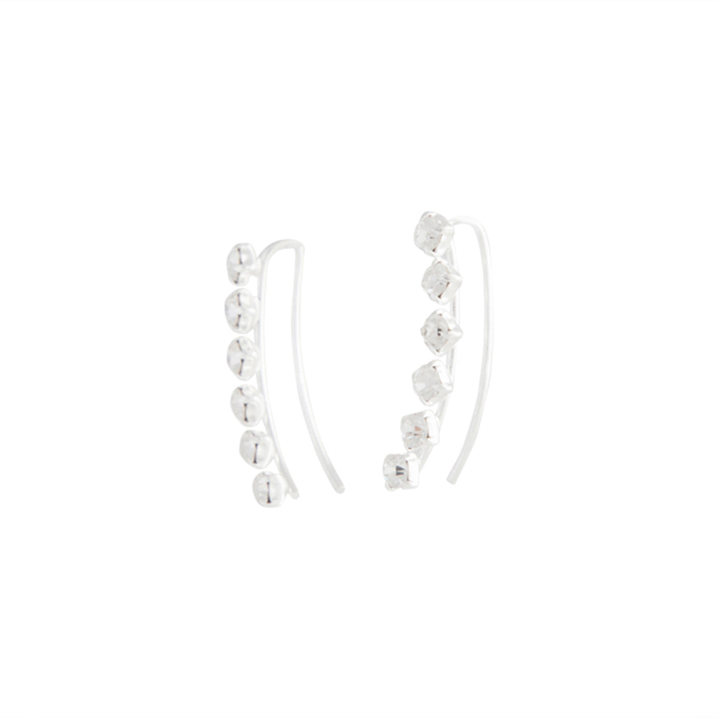 DIAMANT EAR CUFF WITH STERLING SILVER POST