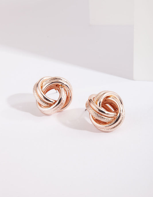 RGES RG TWISTED KNOT STUD ER