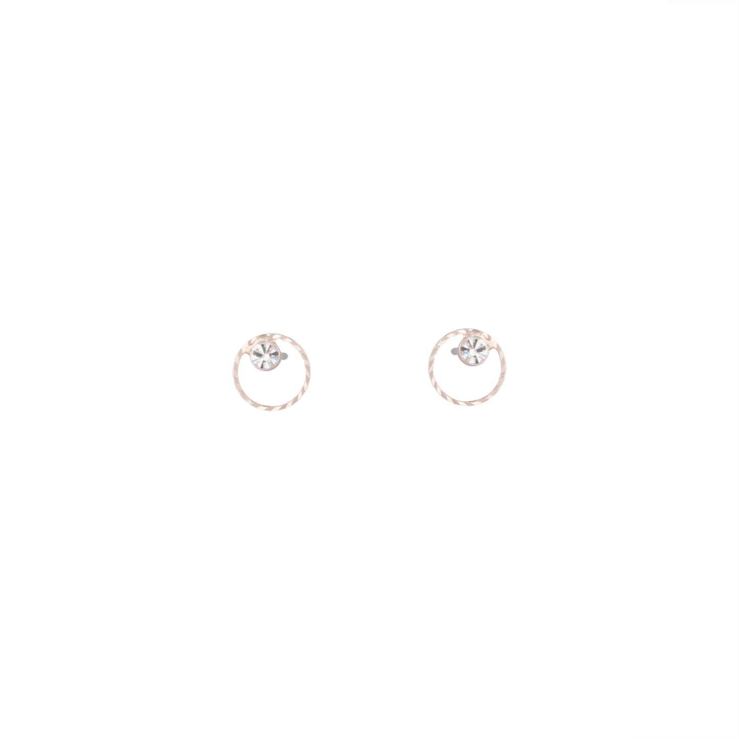 8STD RG GEO CIRCLE DIA STUD ER