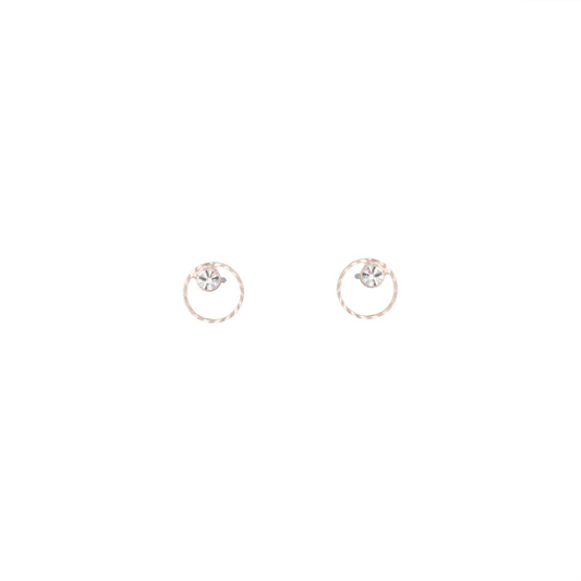 8STD RG GEO CIRCLE DIA STUD ER